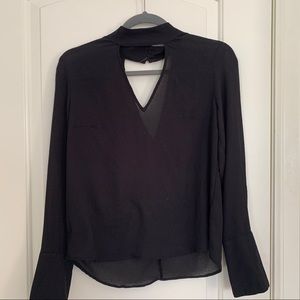 Black Long Sleeve Top